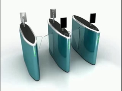 Đường chắn cửa máy không chải (brushless Motor Flap Barrier Gate) Đường quay an ninh cao với chiều rộng đường đi 550mm