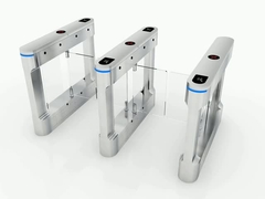 Slim Swing Gate Turnstile Access Management Automatic Swing Gates với nhận dạng khuôn mặt
