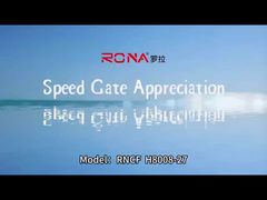 Vòng eo cao Tòa nhà văn phòng Kiểm soát truy cập Cửa quay bằng thép không gỉ Trình bày đầu đọc RFID