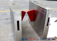 3 Lanes Flap Barrier Gate Flap Tự động Swing Barrier Gate Card Collector Đối với kiểm soát truy cập sinh trắc học