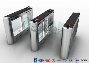 Mua Anti - Collision Walk Through Metal Swing Barrier Gate Bus Station Card Reader System online manufacture