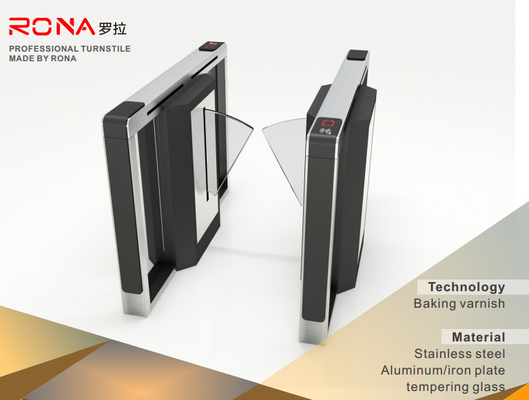Mua 550mm Tcp / Ip Swing Flap Barrier Security Gate Access Control Đối với cửa tàu điện ngầm online manufacture