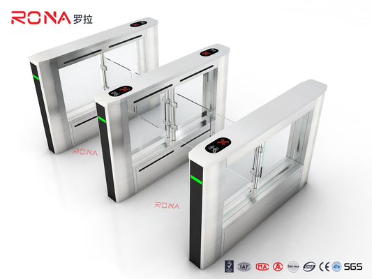 Mua TCP / IP Security Electro Lock Door Swing Pedestrian Barrier Gate Turnstyle Fastlane Glass online manufacture