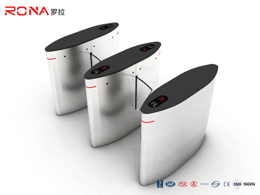 Mua Turnstile Flap Barrier Gate Máy quét mã vạch Điện tử 304 Vật liệu thép không gỉ online manufacture
