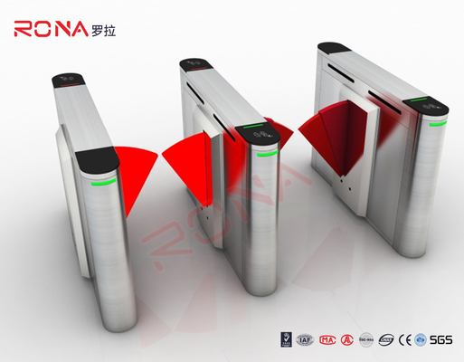 Mua Bảo mật LED chỉ dẫn hướng Flap Barrier Turntile cho tòa nhà văn phòng với CE phê duyệt online manufacture