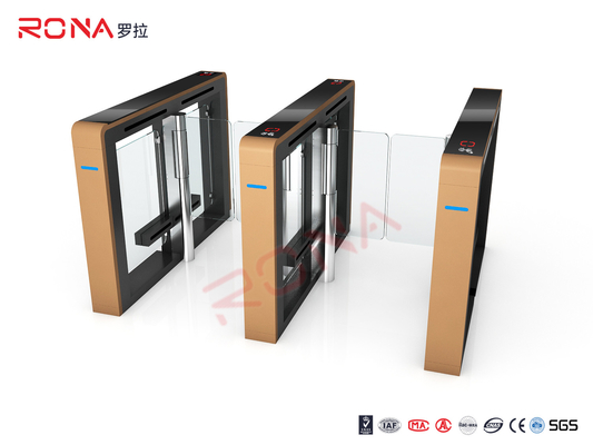 Mua TCP / IP Security Electro Lock Door Swing Pedestrian Barrier Gate Turnstyle Fastlane Glass online manufacture