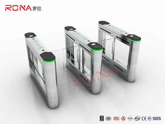 Mua 304 thép không gỉ Cửa quay hai chiều với máy đọc thẻ và động cơ không chải DC online manufacture