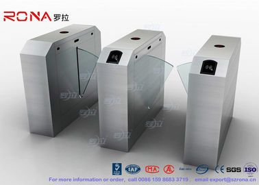 Mua Cho người đi bộ Turnstile Flap Barrier Gate Hệ thống kiểm soát truy cập nửa chiều cao 550mm Passage Chiều rộng online manufacture