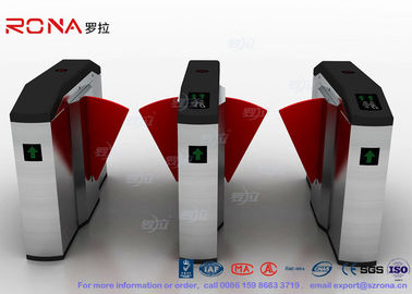Mua An toàn Flap Rào Cản Cổng Nửa Chiều Cao Cho Người Đi Bộ Turnstile Cổng 550 mét Văn Phòng Flap Wing Rào Cản online manufacture