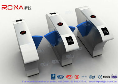 Mua Thép không gỉ Flap Barrier Gate nửa chiều cao Turnstiles Acrylic xanh Flap Barrier Gate Bi-Directional Turnstile online manufacture