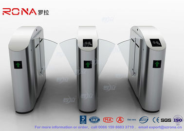 Mua Flap Barrier Gate Flap Wing Hệ thống tự động Turnstiles đánh bóng với Anti - Reversing Passing online manufacture