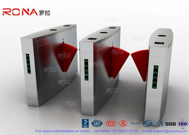 Mua 3 Lanes Flap Barrier Gate Flap Tự động Swing Barrier Gate Card Collector Đối với kiểm soát truy cập sinh trắc học online manufacture