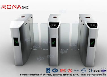 Mua CE phê duyệt trượt Barrier Gate Turnstile Tempered Glass 30 người / phút online manufacture