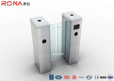 Mua Tự động an ninh trượt Barrier Gate Tempered Glass Turnstile tiết kiệm không gian online manufacture