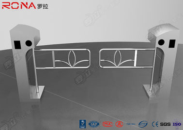 Mua Cổng xoay quang kỹ thuật số Turnstile điều khiển cánh tay acrylic / kính cường lực online manufacture