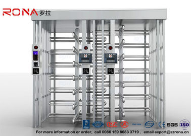 Mua Thép không gỉ 304 Turnstile chiều cao đầy đủ chải xử lý bề mặt với đôi Lane online manufacture