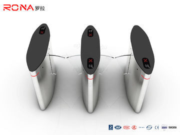 Mua DC24V 20W Flap Barrier Turnstile, Lối vào cổng rào cản đầu đọc thẻ Hệ thống sinh trắc học online manufacture