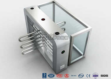 Double Anti-Clipping Chiều cao eo Turnstiles AC220V với động cơ điều khiển bước
