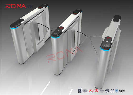 304 Stainless Steel Flap Turnstile Access Control Cho trường học Khuôn viên trường học Khu vực cảnh quan cộng đồng
