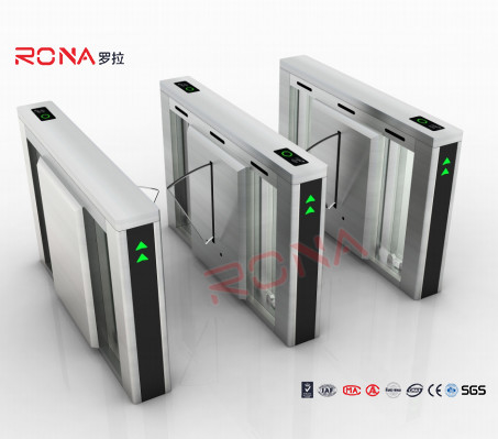 Dấu vân tay Flap Barrier Turntile Half Height Security 304 thép không gỉ