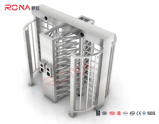 Hệ thống đỗ xe đi bộ hai kênh toàn chiều cao, hệ thống đỗ xe cho người đi bộ, cửa quay với thép không gỉ 304 #