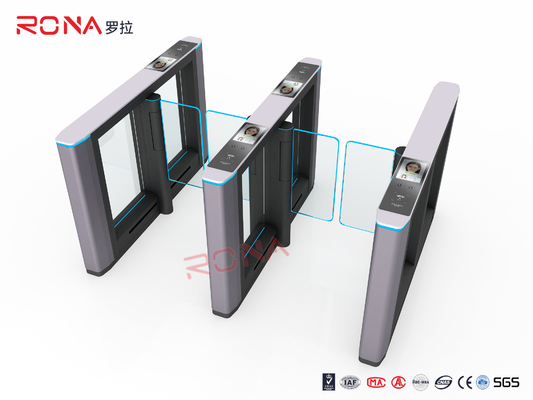 Thép không gỉ hai hướng cửa an ninh quay với hệ thống vé vân tay