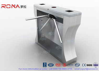 Tự động hóa RFID Tripod Turnstile Gate Kiểm soát truy cập bằng thép không gỉ cho tòa nhà văn phòng