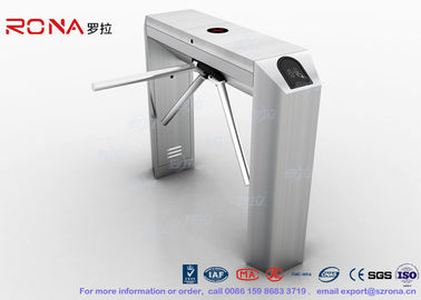 Bán tự động kiểm soát truy cập Tripod Gate Turnstile Thép không gỉ cho các khu vực công cộng