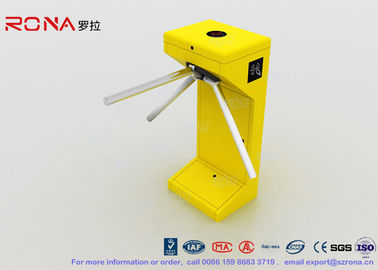 Chân máy dọc màu vàng cửa quay cổng Turnstile 500mm kéo dài ra cánh tay dài