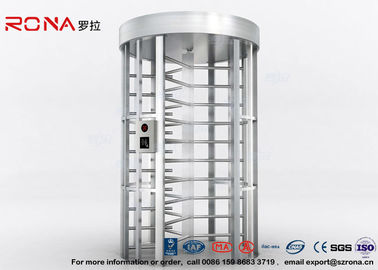 Chiều cao đầy đủ Turnstile Đầu đọc thẻ RFID Vân tay Turnstiles thép không gỉ an toàn Turn Style Gate