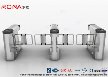 Brushed Swing cho người đi bộ Barrier Gate 550mm Passage Chiều rộng thép Swing Chất liệu