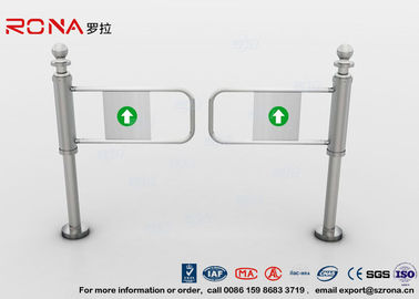 304 thép không gỉ Swing Barrier Gate thông minh Hướng dẫn nhập Turnstiles Đối với siêu thị