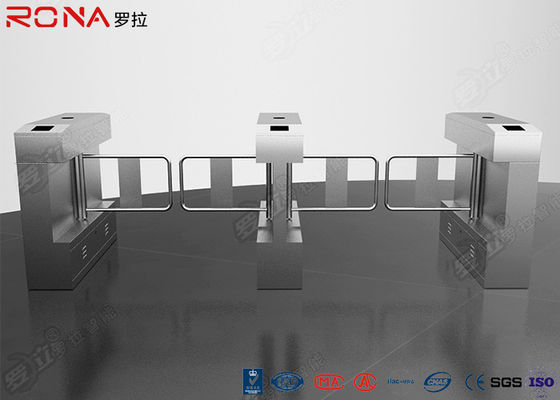 Tự động Glass Swing Gate, Access Control Turnstile Gate Đối với siêu thị / Văn phòng