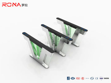 Hàng rào kiểm soát truy cập bằng kính hữu cơ Cổng xoay AC220V với nhiều chế độ vượt qua