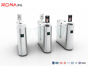 Cổng rào chắn mặt lật 12VDC SUS 304 R485 R232 có nhận dạng khuôn mặt