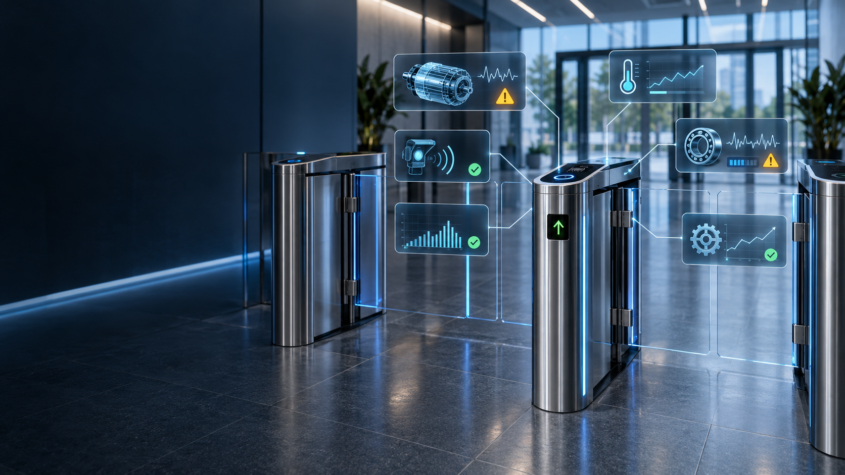 Blog công ty mới nhất về Predictive Maintenance for Turnstiles: Can Access Control Gates Warn You Before They Fail?