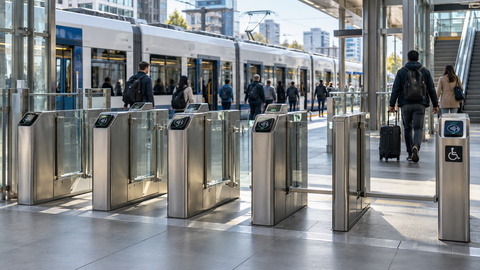 Blog công ty mới nhất về Seattle Light Rail Fare Gate Pilot Signals New Priorities for Transit Turnstile Specifications
