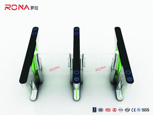 304 Thép không gỉ Thẻ đọc an ninh Cổng quay đường bộ Hệ thống điều khiển người đi bộ