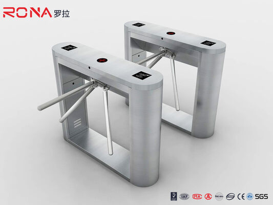 Giải pháp Gate Gate Turnstile Inox 304 cho đầu đọc vân tay / đọc khuôn mặt